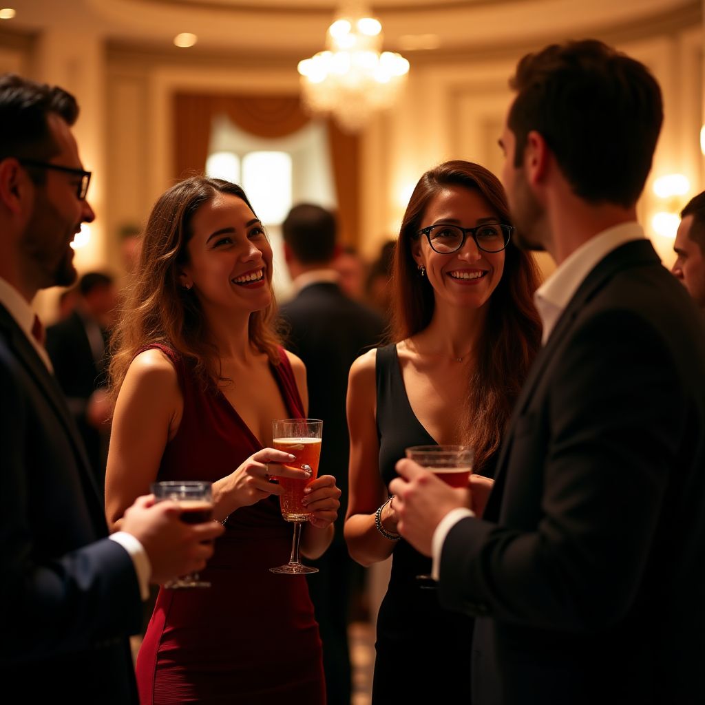 Evento de networking entre alumnos