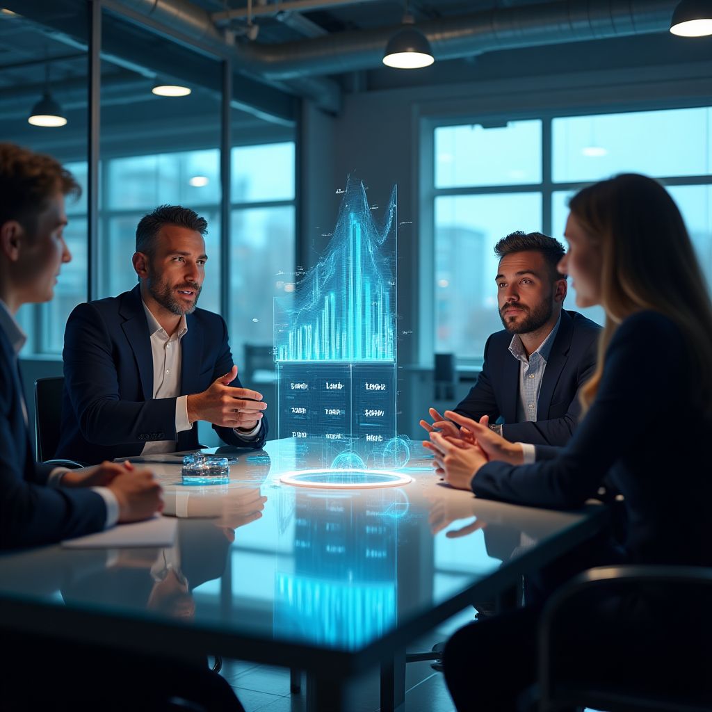 Personas planificando su futuro financiero